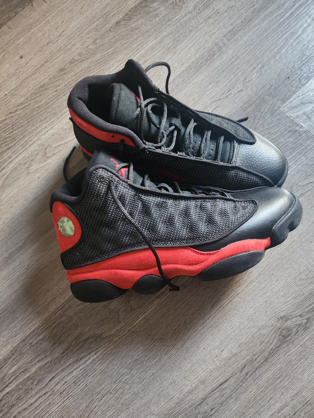 Black & Red Jordan Sneakers